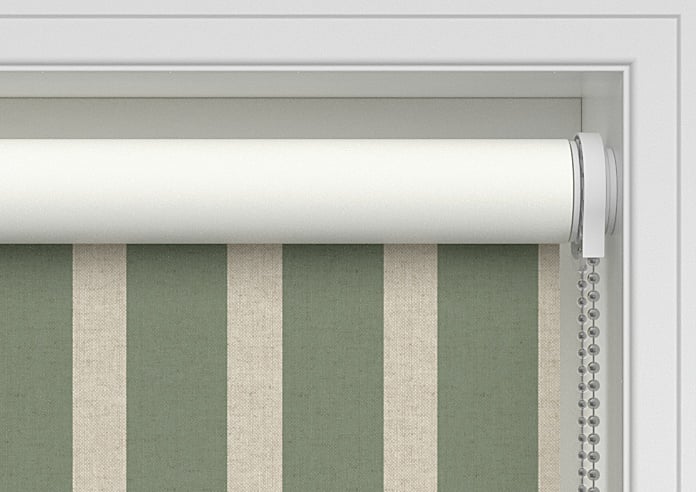 Emily Bond Parasol Stripe, Fern Green - Twist&Fit Roller Blind - Image 10